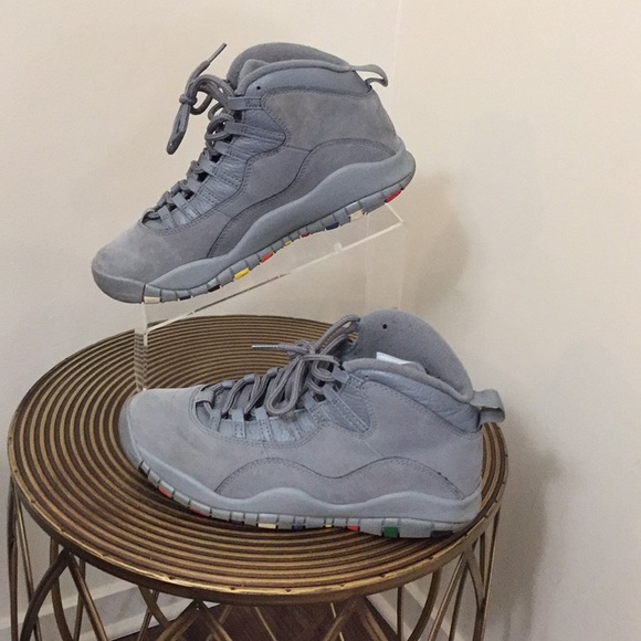Jordan Other - Air Jordan Collection Men’s Jordan Retro 10 Cool Gray Sneakers, 8 1/2